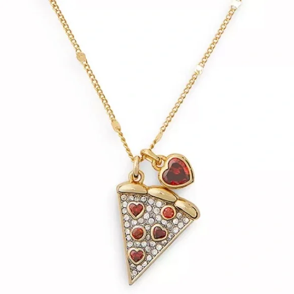 kate spade Jewelry Kate Spade Pizza My Heart Pendant Necklace